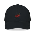 Embroidered Cherry Baseball Cap — Organic Cotton Dad Hat
