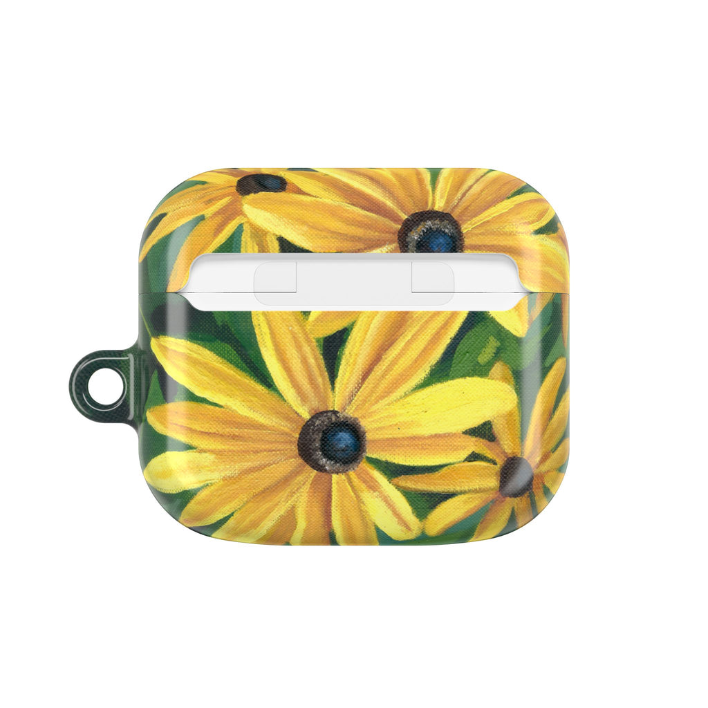 Black-Eyed Susan AirPod Case — Yellow Black-Eyed Susan Protective Charging Case