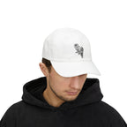 Embroidered Single Rose Dad Cap – Minimal Floral Baseball Hat
