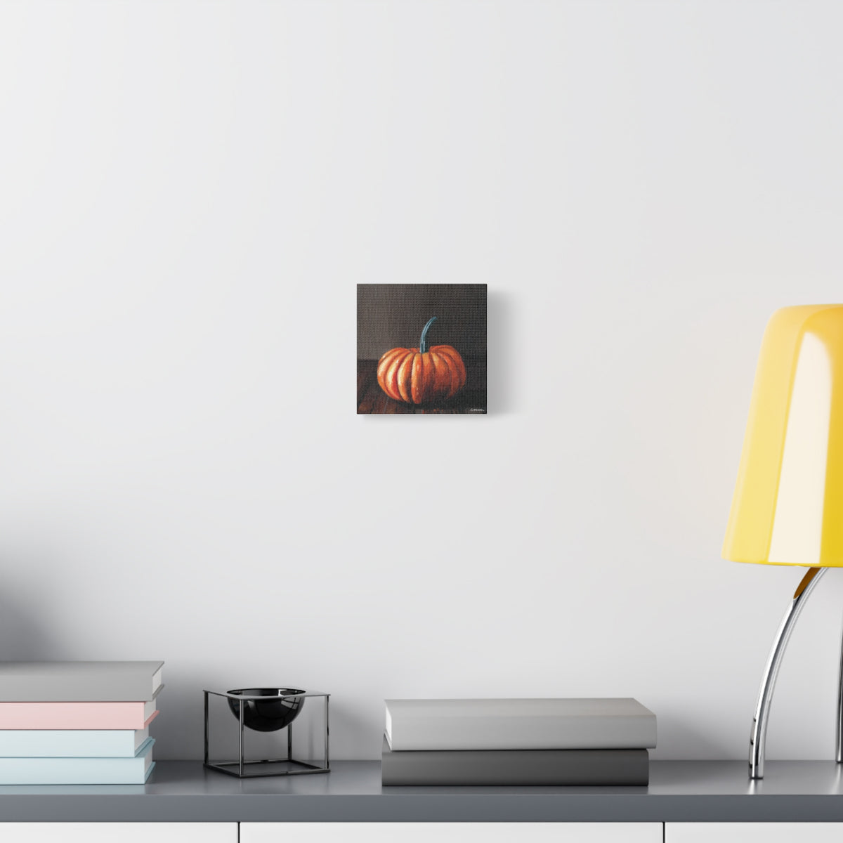 Pumpkin Still Life Matte Canvas Wall Art — Autumn Decor