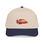 Orange Tropical Fish - Mid Profile Baseball Cap