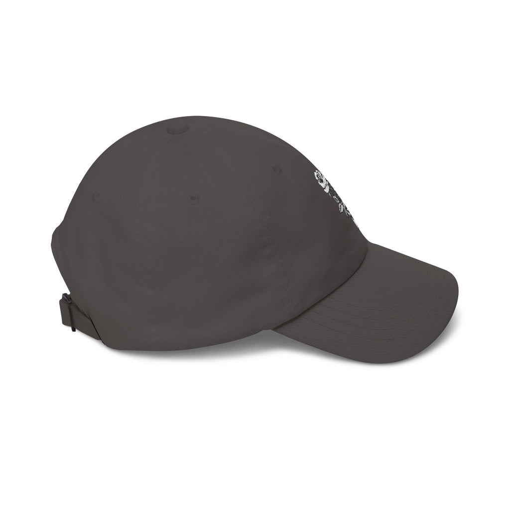 Embroidered Single Rose Dad Cap – Minimal Floral Baseball Hat