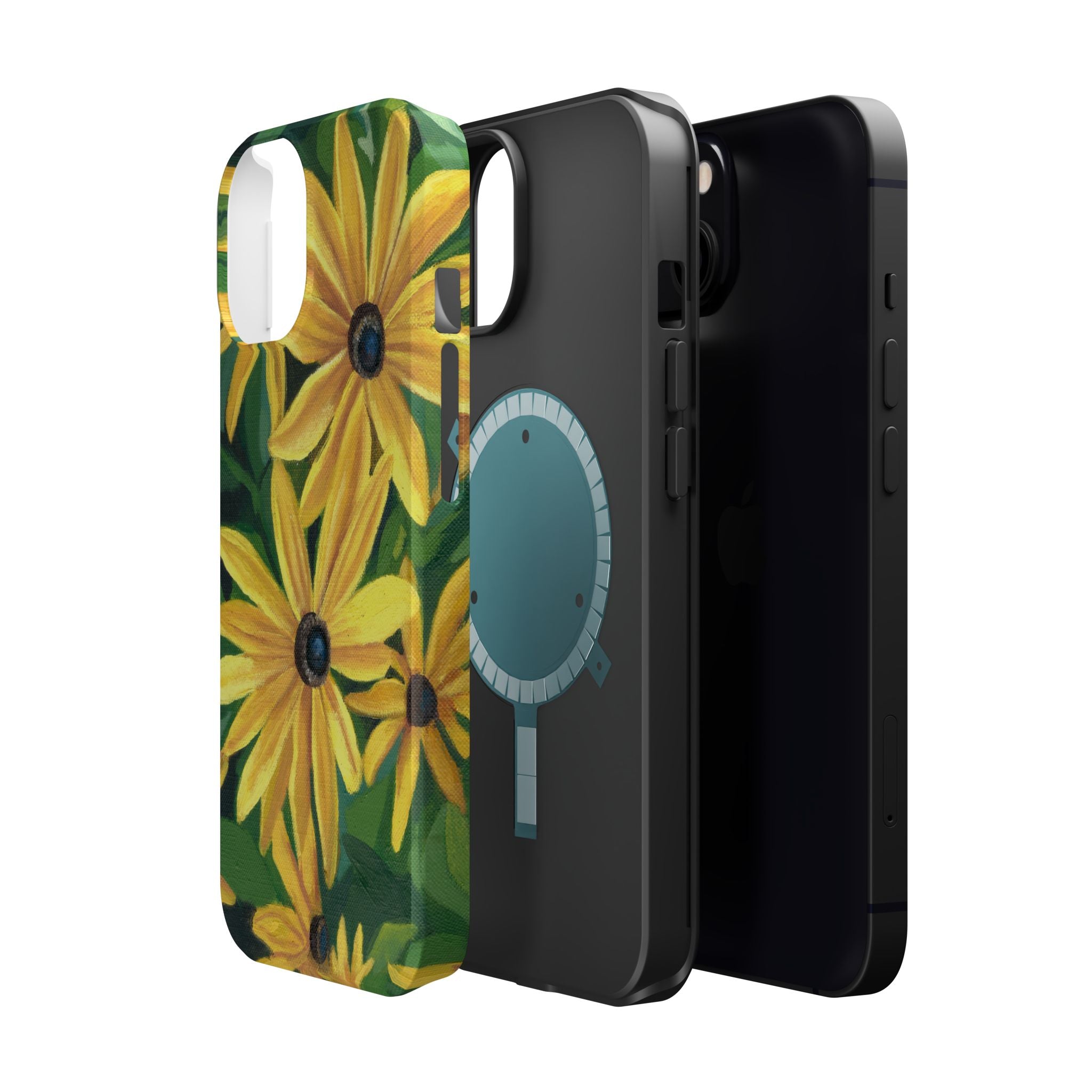 Floral Black-Eyed Susan Magnetic Impact Phone Case