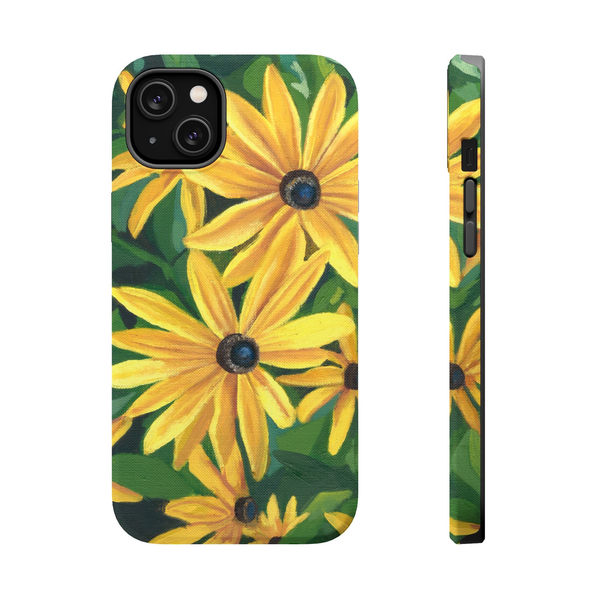 Floral Black-Eyed Susan Magnetic Impact Phone Case