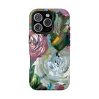 Floral Brushstroke Magnetic Impact-Resistant Phone Case