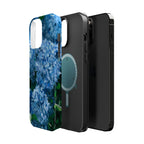 Blue Hydrangea Magnetic Impact-Resistant Phone Case