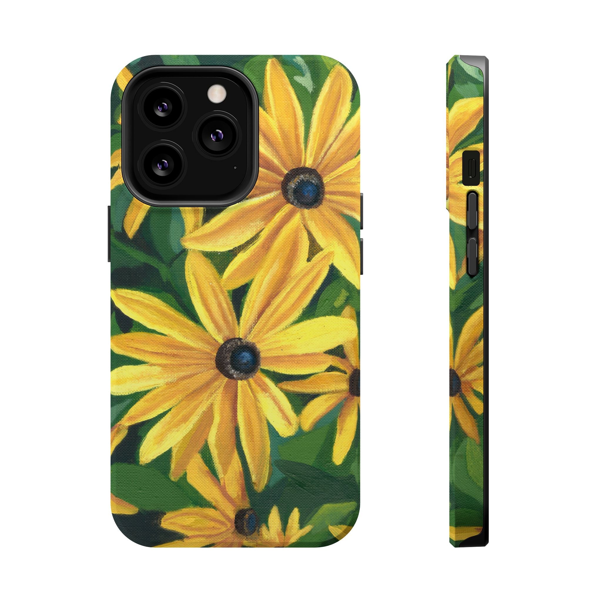 Floral Black-Eyed Susan Magnetic Impact Phone Case