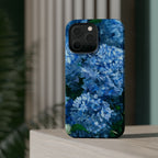 Blue Hydrangea Magnetic Impact-Resistant Phone Case