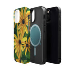 Floral Black-Eyed Susan Magnetic Impact Phone Case