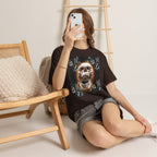 Skull Glow T‑Shirt — Vintage Neon Skull Art Tee