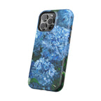 Blue Hydrangea Magnetic Impact-Resistant Phone Case