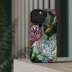 Floral Brushstroke Magnetic Impact-Resistant Phone Case