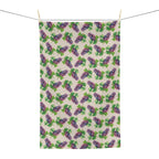 Microfiber Grape Pattern Tea Towel — Vintage Vineyard Kitchen Towels