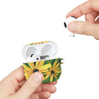 Yellow Black-Eyed Susan AirPod Case — Floral Protective Cover