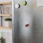 Cherry Die-Cut Magnet — Retro Fruit Refrigerator Magnet