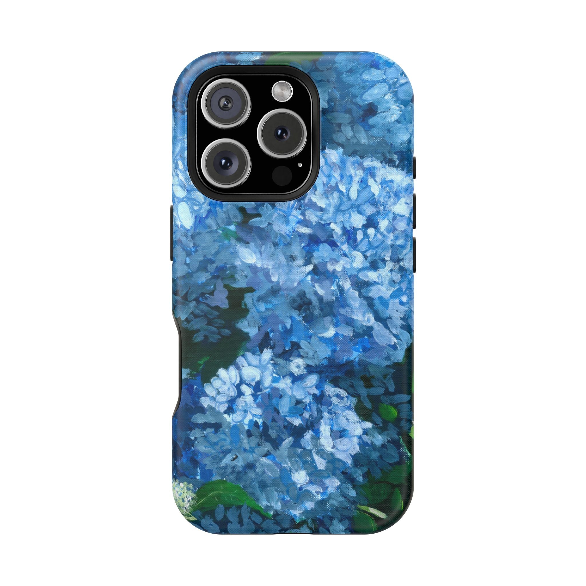 Blue Hydrangea Magnetic Impact-Resistant Phone Case