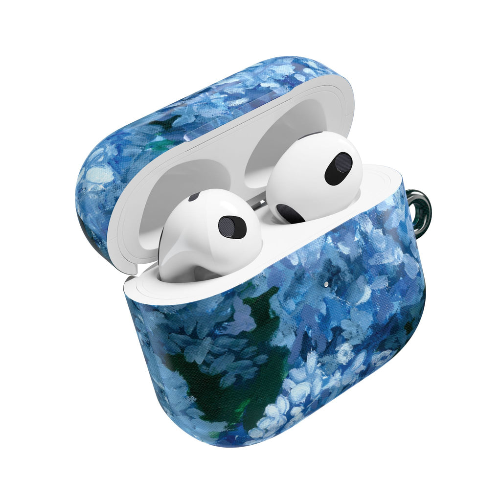 Hand Made Design Blue Floral AirPod Cases