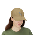 Embroidered Single Rose Dad Cap – Minimal Floral Baseball Hat