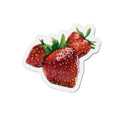 Strawberry Die-Cut Magnet — Cute Fruit Refrigerator Magnet