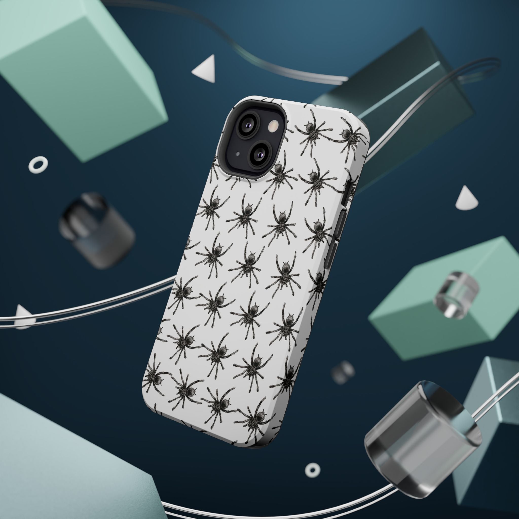 Spider Pattern Magnetic Impact-Resistant Phone Case