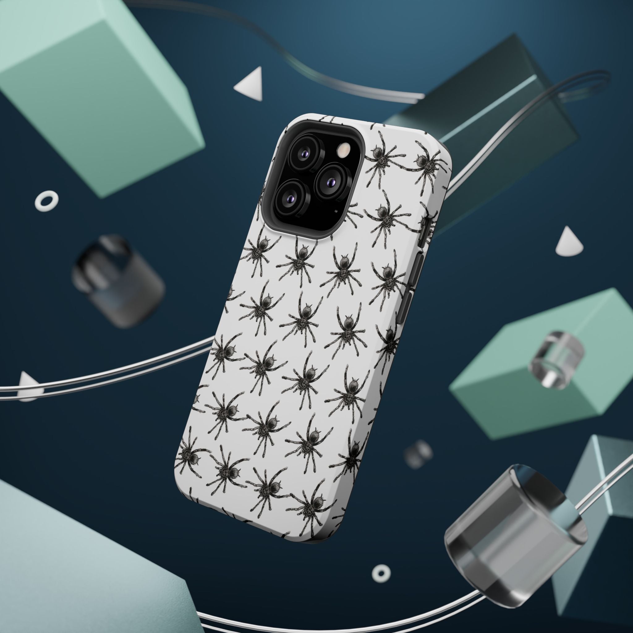 Spider Pattern Magnetic Impact-Resistant Phone Case