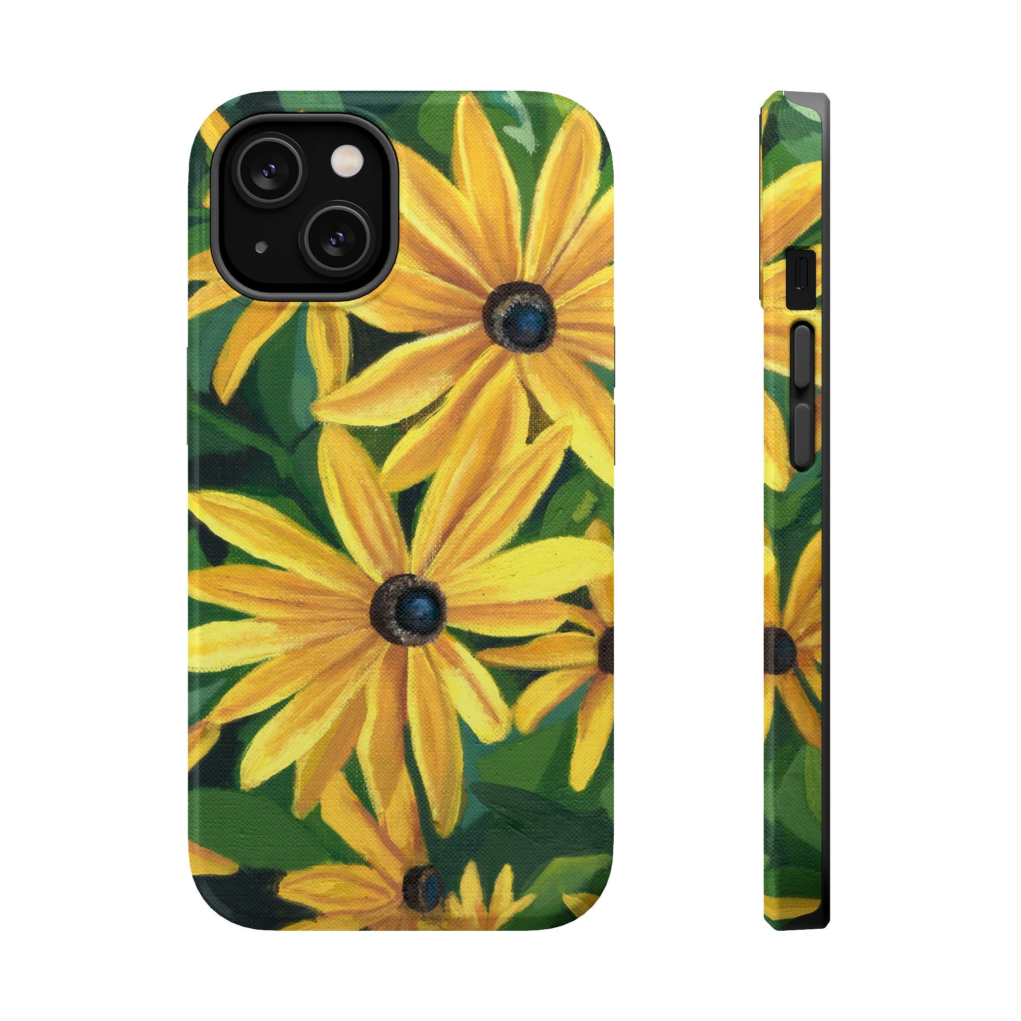 Floral Black-Eyed Susan Magnetic Impact Phone Case