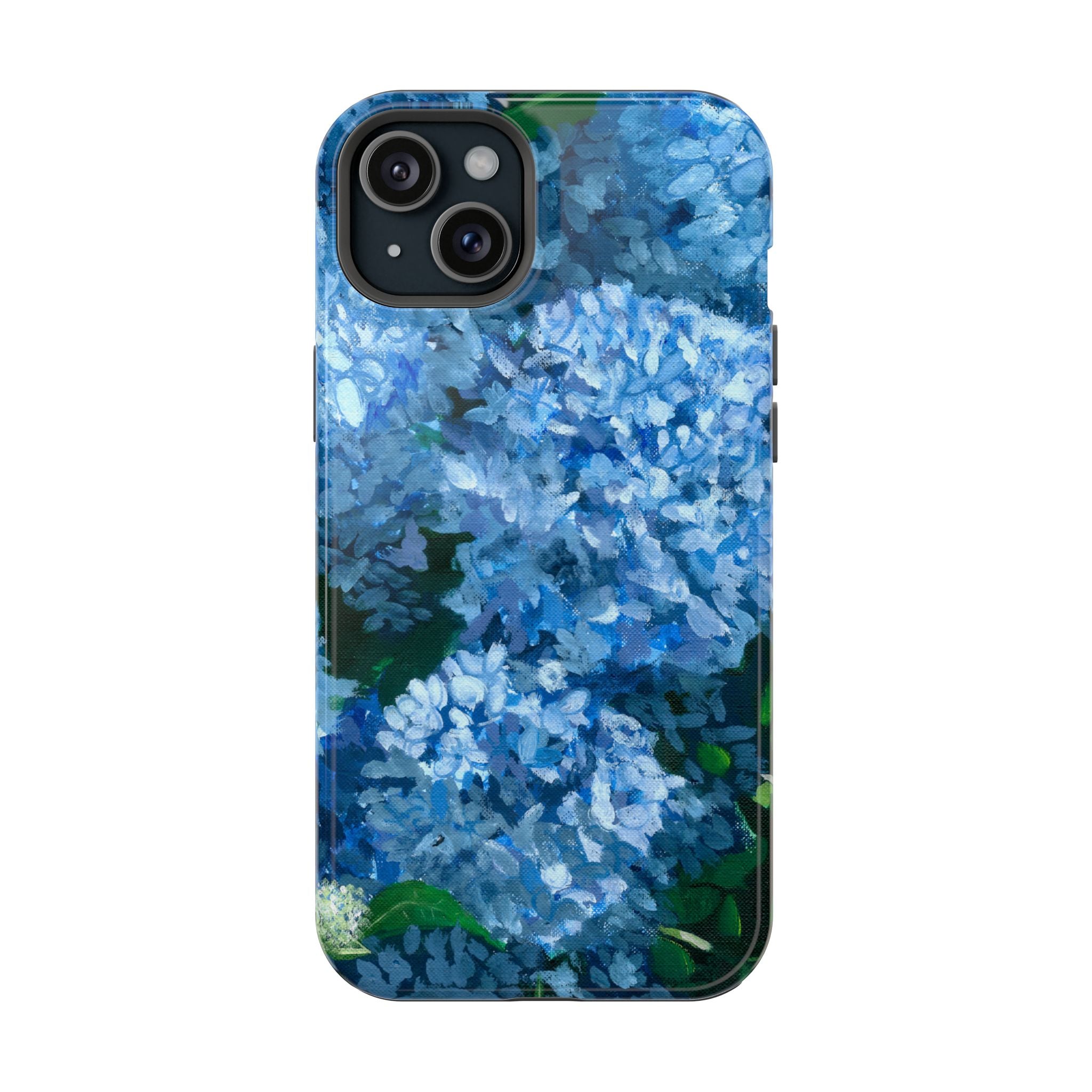 Blue Hydrangea Magnetic Impact-Resistant Phone Case