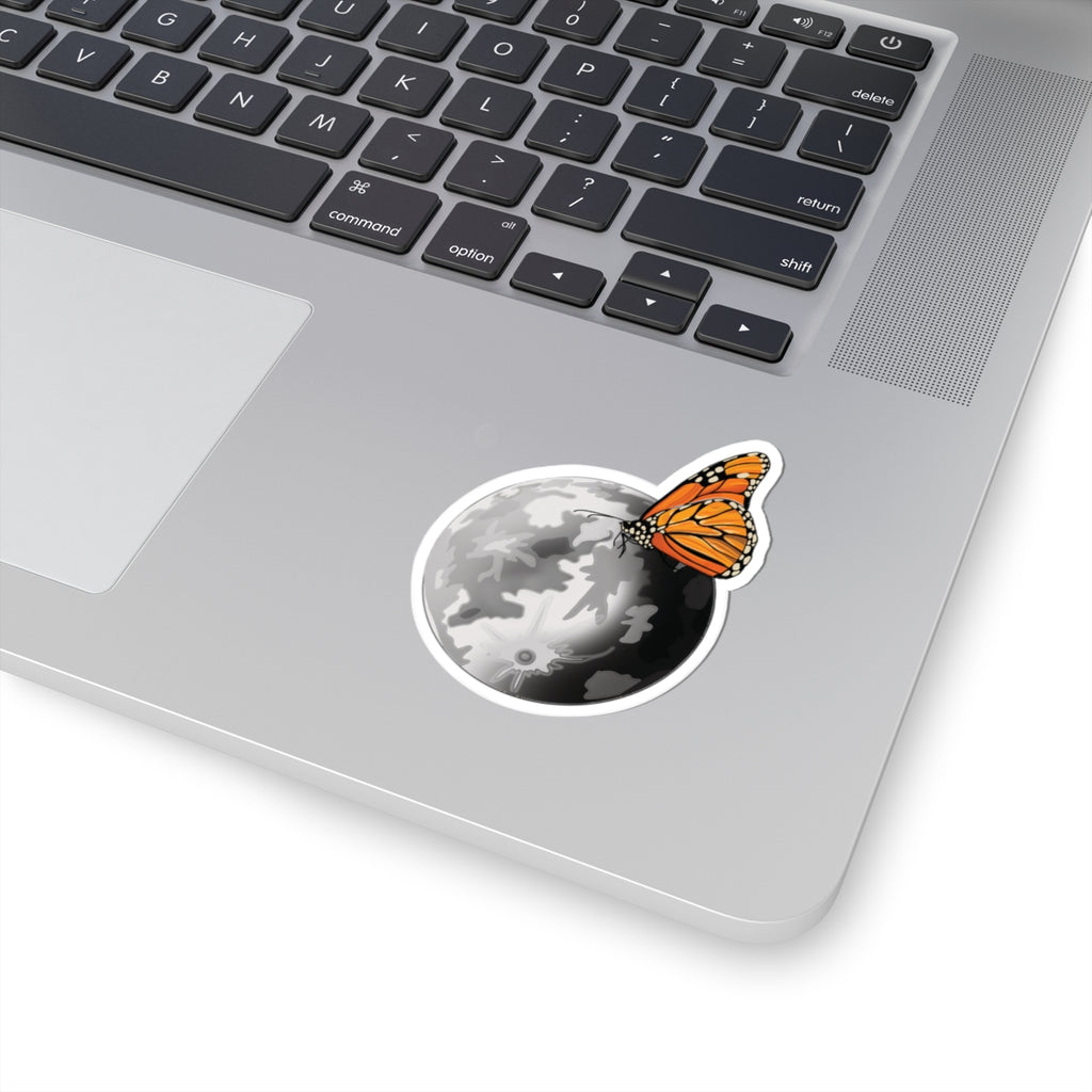 Butterflies Don't Belong on The Moon Sticker