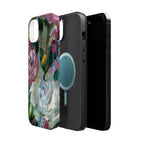 Floral Brushstroke Magnetic Impact-Resistant Phone Case
