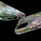 Floral Brushstroke Magnetic Impact-Resistant Phone Case