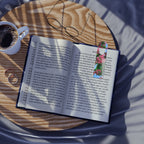 Hand Painted Design - Pink Garden Book Marker
