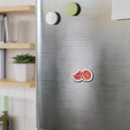 Grapefruit Slice Die-Cut Magnet — Citrus Kitchen Fridge Art
