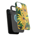 Floral Black-Eyed Susan Magnetic Impact Phone Case