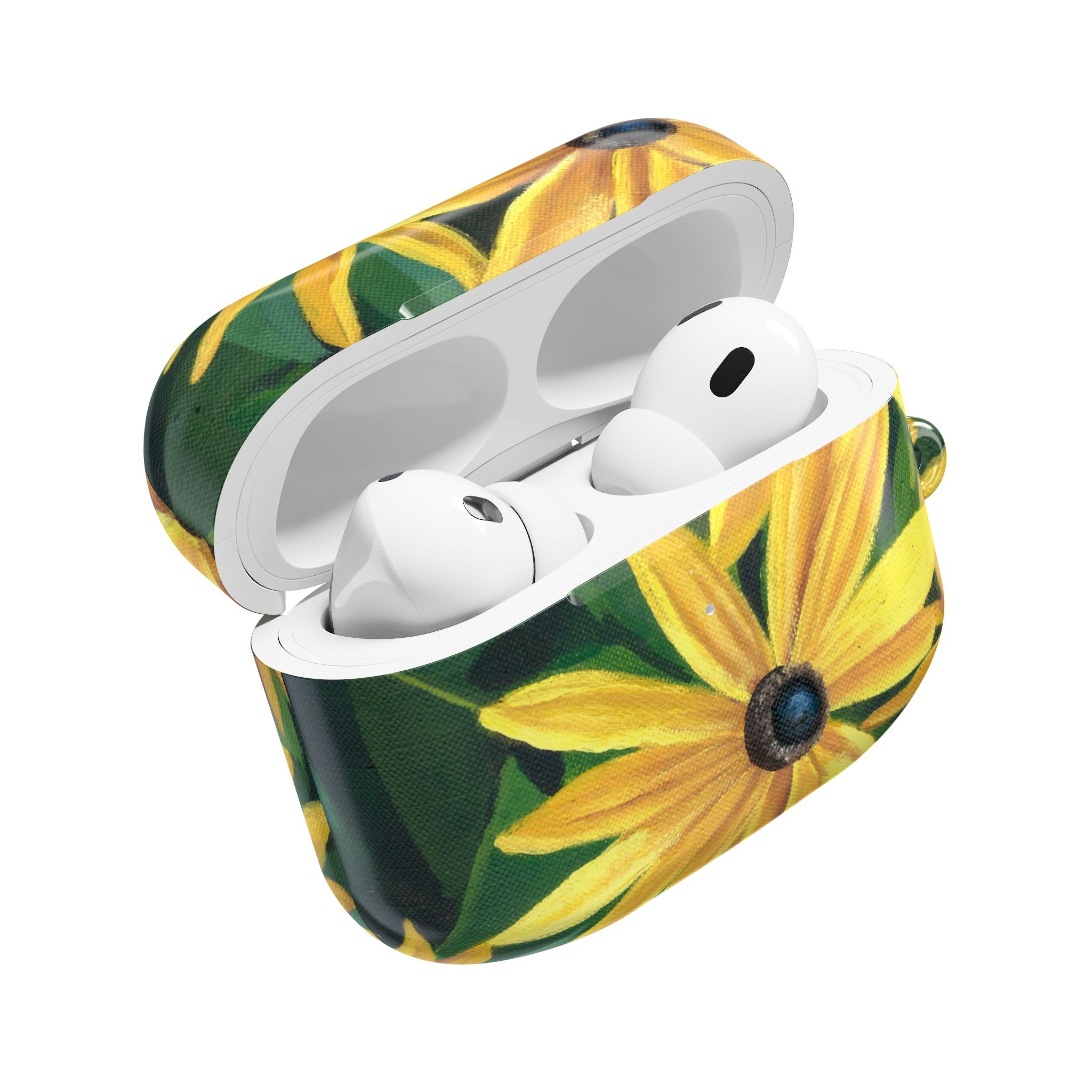 Black-Eyed Susan AirPod Case — Yellow Black-Eyed Susan Protective Charging Case