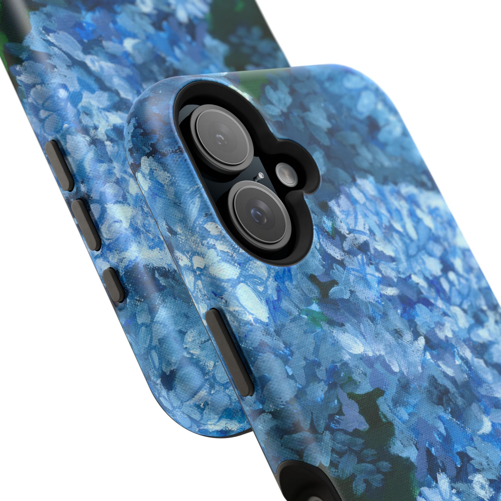 Blue Hydrangea Magnetic Impact-Resistant Phone Case