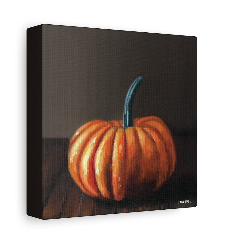Pumpkin Still Life Matte Canvas Wall Art — Autumn Decor