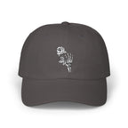 Embroidered Single Rose Dad Cap – Minimal Floral Baseball Hat