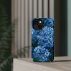 Blue Hydrangea Magnetic Impact-Resistant Phone Case
