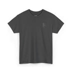 Skeleton Rose Pocket Tee — Cotton T‑Shirt