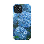 Blue Hydrangea Magnetic Impact-Resistant Phone Case