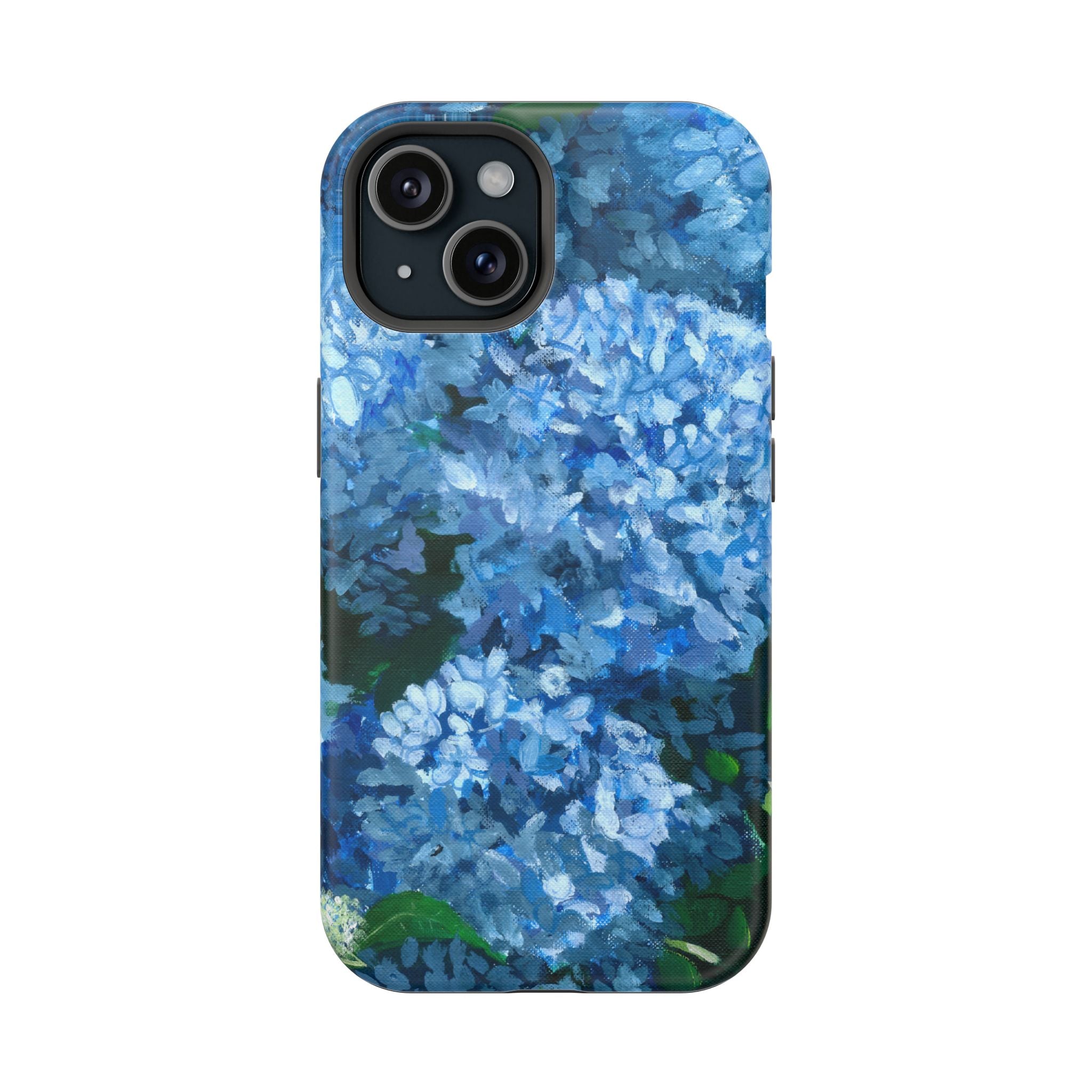 Blue Hydrangea Magnetic Impact-Resistant Phone Case