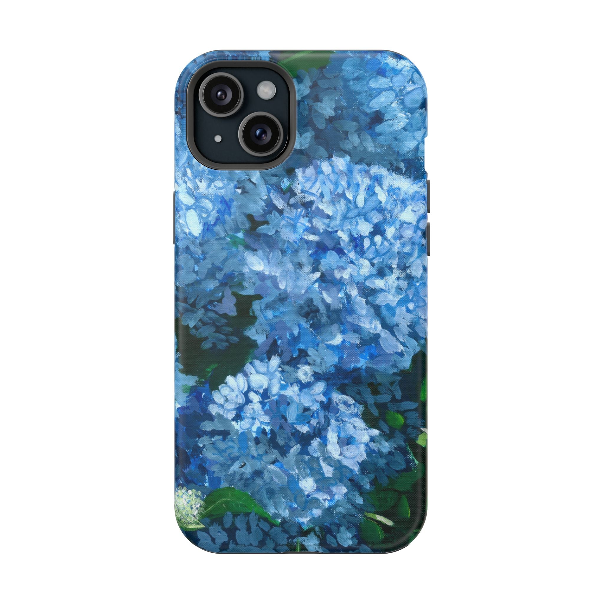 Blue Hydrangea Magnetic Impact-Resistant Phone Case