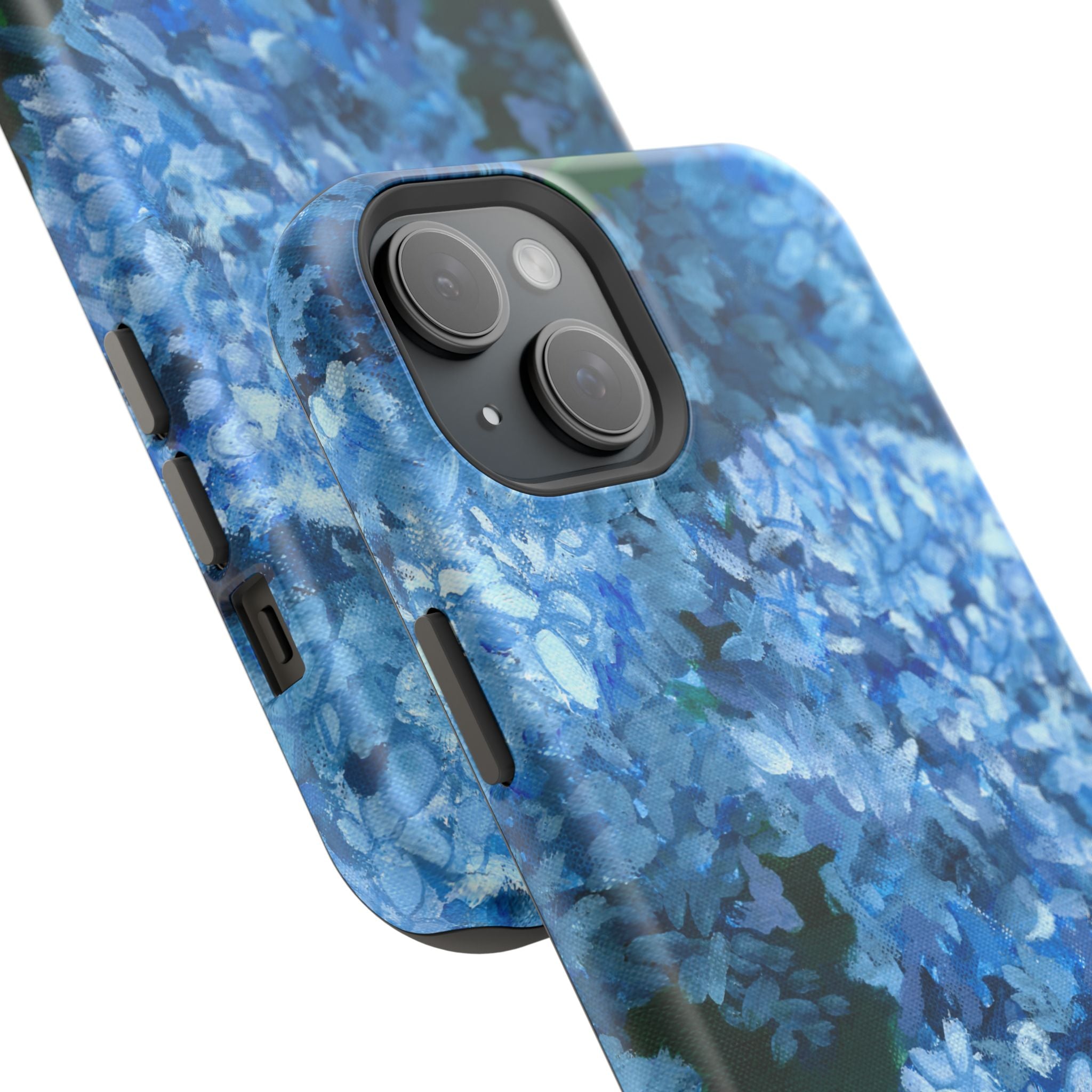 Blue Hydrangea Magnetic Impact-Resistant Phone Case