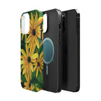 Floral Black-Eyed Susan Magnetic Impact Phone Case