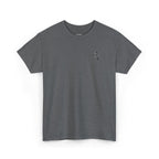 Skeleton Rose Pocket Tee — Cotton T‑Shirt