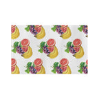 Fruit Pattern Microfiber Tea Towel — Grapefruit, Banana & Grape Kitchen Towel