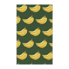 Cotton Twill Tropical Banana Print Tea Towel — Green Kitchen Cotton Dish Towel
