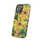 Floral Black-Eyed Susan Magnetic Impact Phone Case