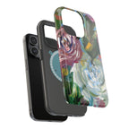 Floral Brushstroke Magnetic Impact-Resistant Phone Case