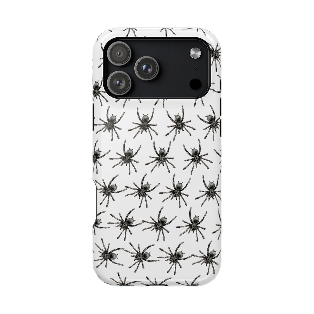 Spider Pattern Magnetic Impact-Resistant Phone Case